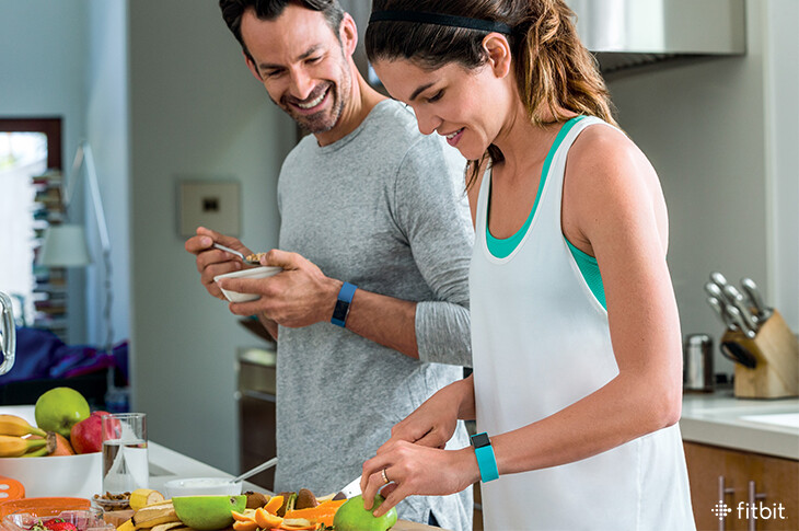 Healthy Eating Couple Cooking
