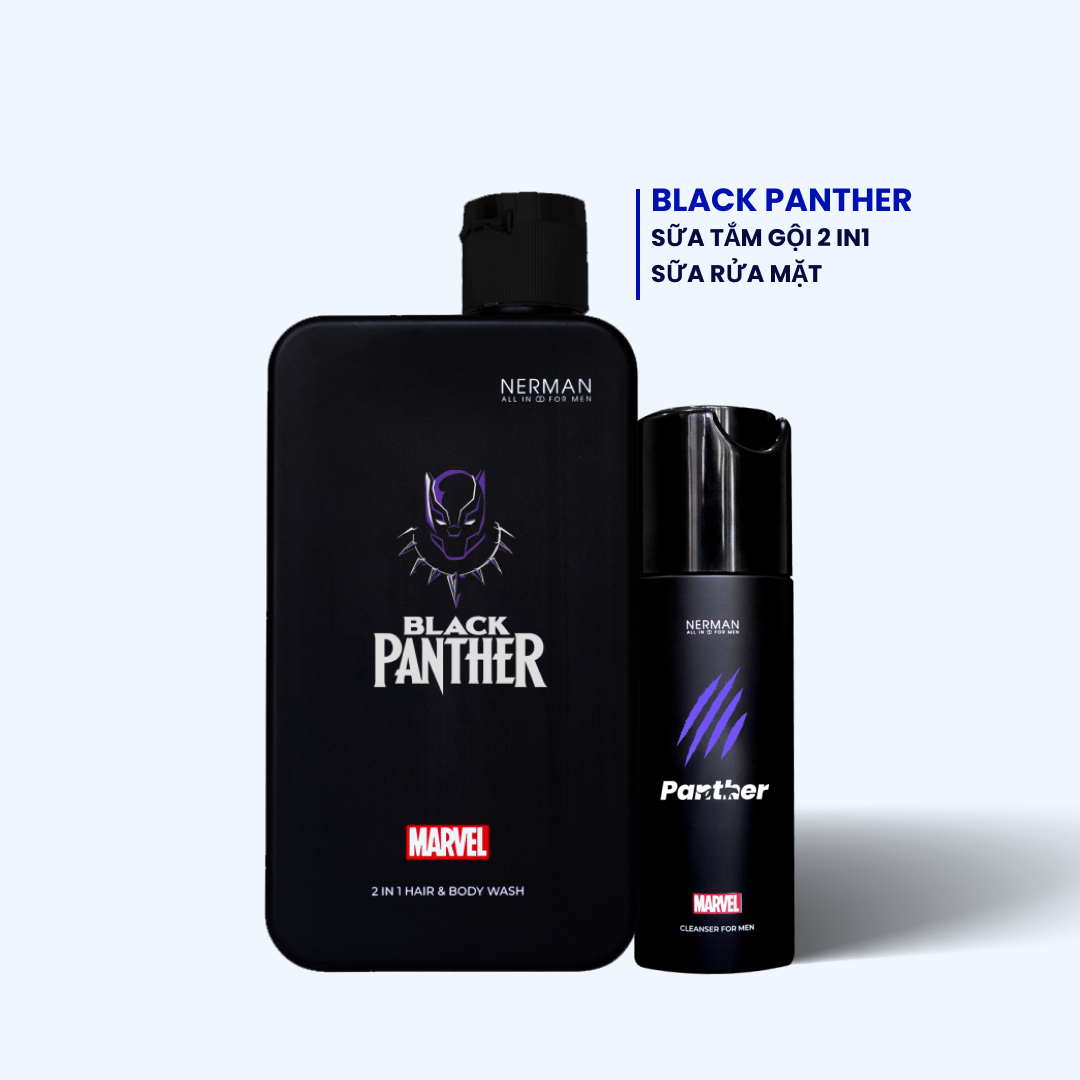 Combo Black Panther Marvel Collection Nerman
