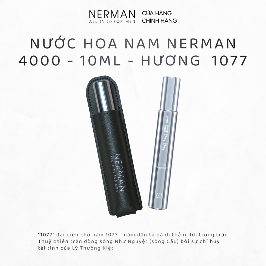 Nước hoa nam chính hãng Nerman 4000 10ml- VERSION 2 – Hương thơm mạnh mẽ lôi cuốn