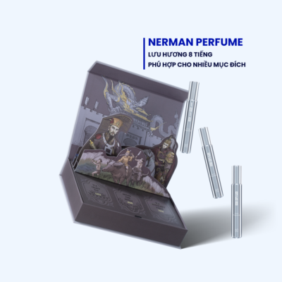 Bộ 3 chai nước hoa nam chính hãng Nerman 4000 – Hương thơm mạnh mẽ lôi cuốn