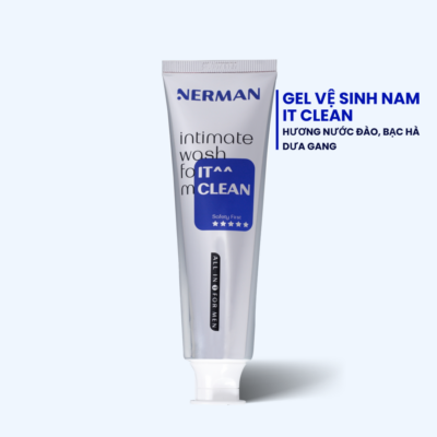 Gel vệ sinh nam giới Nerman IT CLEAN hương vị hoa quả 100ml/chai
